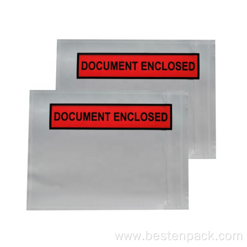 custom self adhesive packing slip enclosed